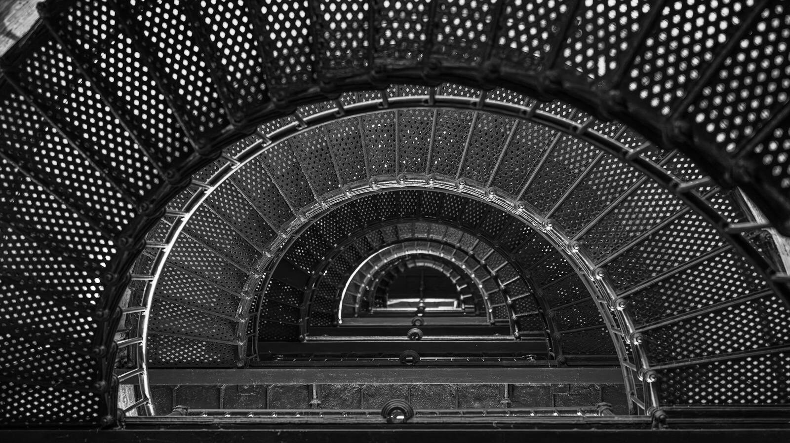 Staircase in Black and White